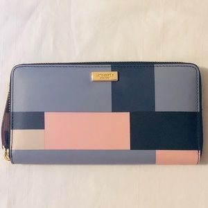NWT Kate Spade Newbury Lane Colorblock Neda Wallet